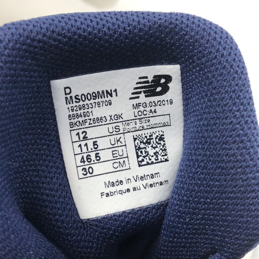 New Balance 009 Casual Shoes MS009MN1 Blue/Orange - Picture 6 of 10